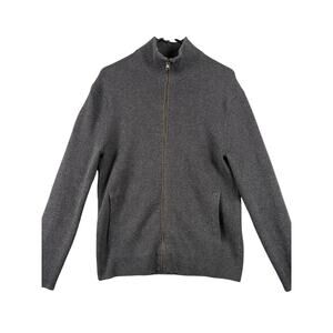 Banana Republic Supima Cotton Ribbed Full-Zip Sweater – Men’s Size M